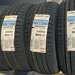 205/55r16 kumho set of new tires set de llantas nuevas 