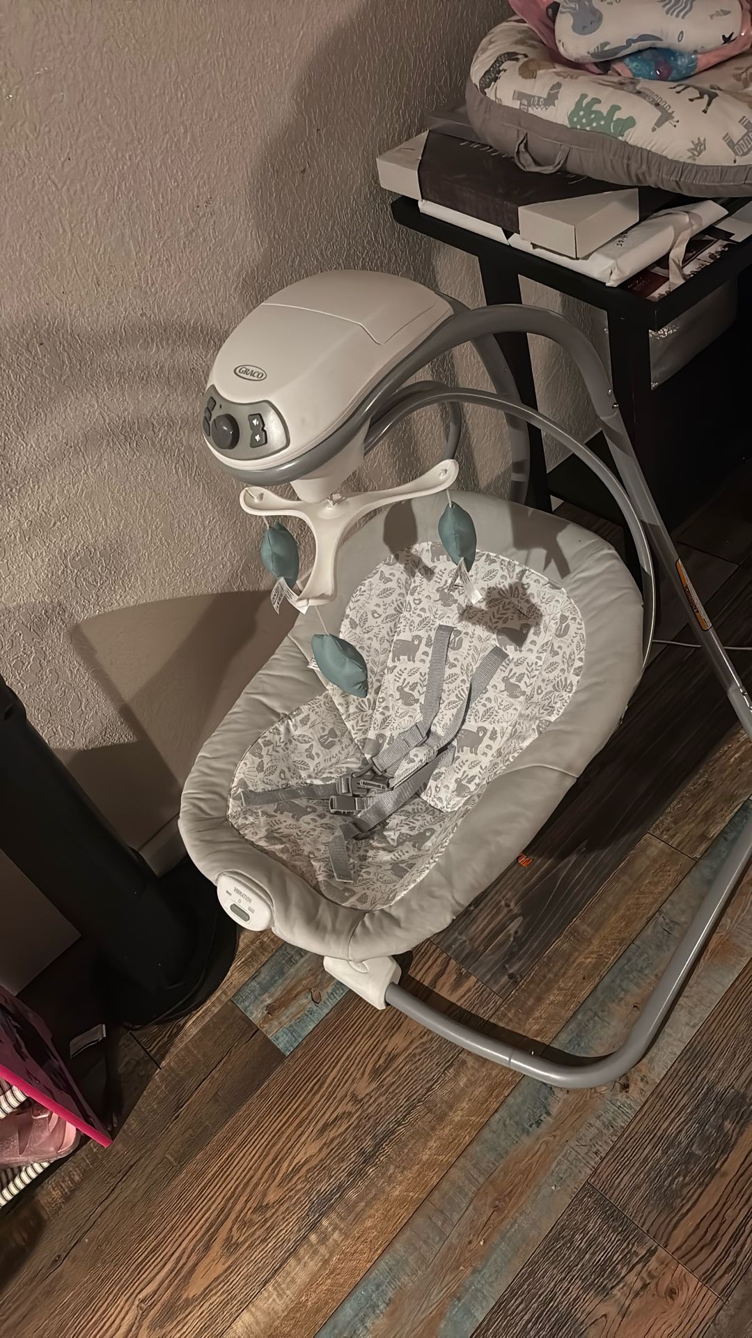brand new . used only for 1 month in great condition grace baby swing