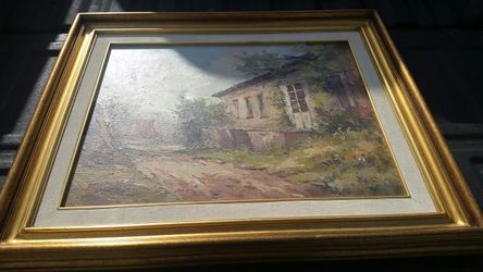 Scenic Country Painting By D. Gembal