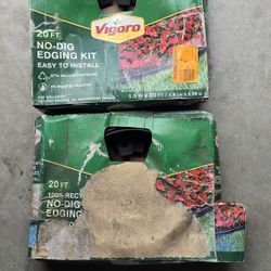 20ft No-dig Plastic Landscape Edging Kit 