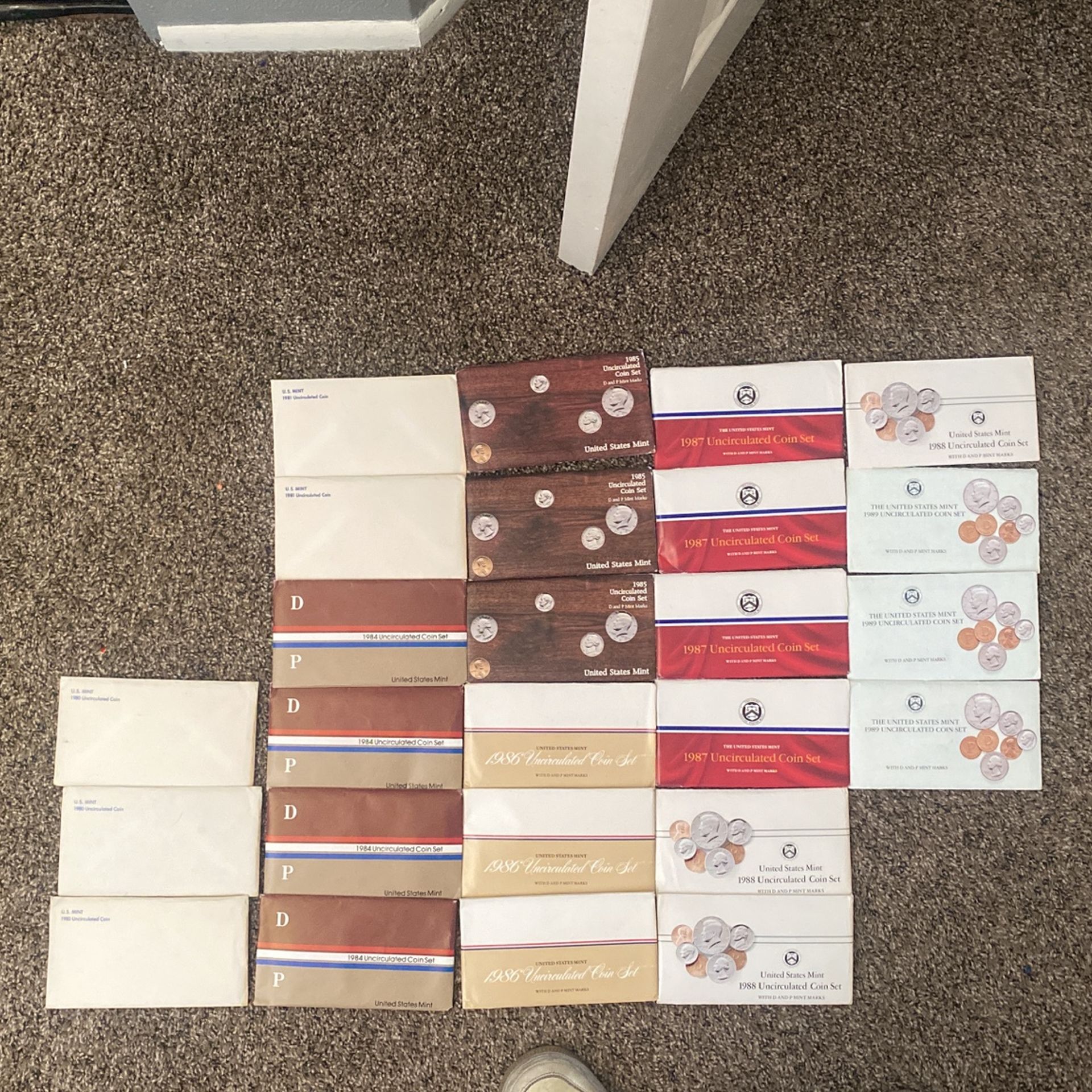 80s Uncirculated Coin Sets