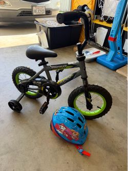 Toddler bike with Helmet
