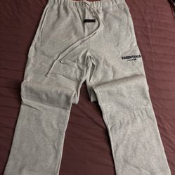 Essentials Sweat Pants Un Cuffed Light Oat Size XL