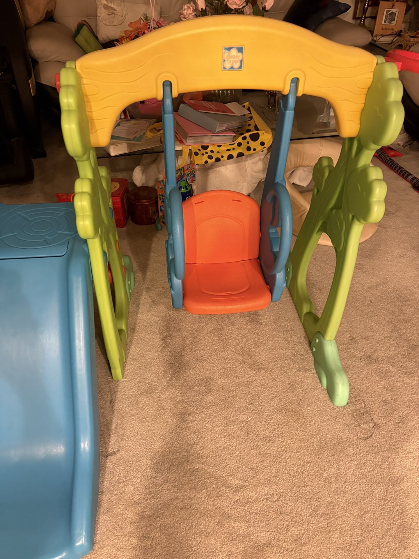 Play Set With Slide, Swing And Ball Loop