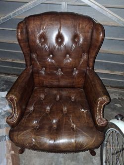 Leather  chairs