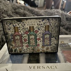 Gucci Flora and Versace