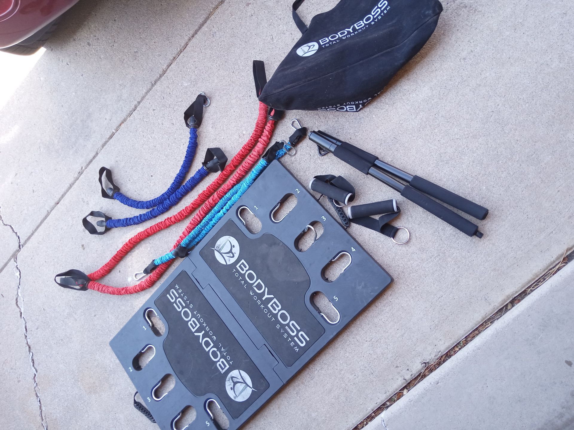 Body boss banded workout banded system
