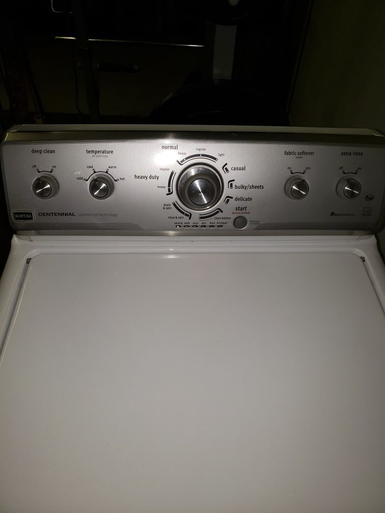 Maytag Centennial commercial technology washer