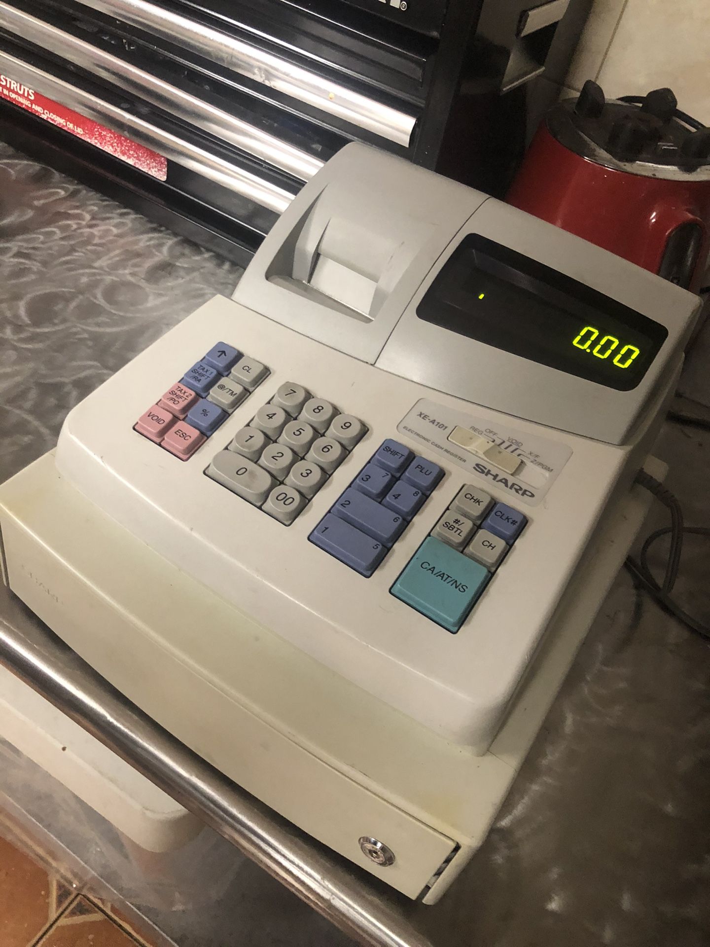 Manual cash register