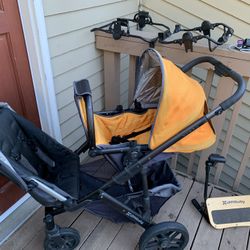 1  2 or 3 Child UppaBaby Vista Convertible Stroller & Accesories