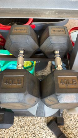 40 pound dumbbells
