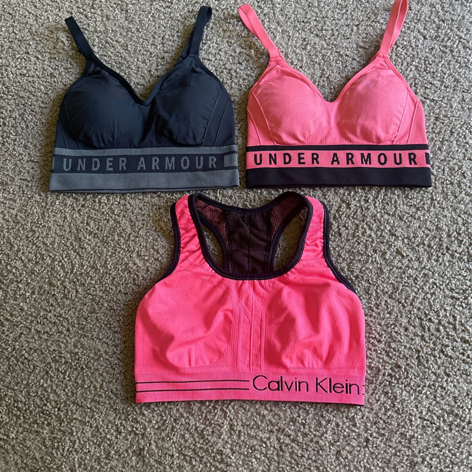 Bundle Calvin Klein & Under Armour Sport Bras (Size S) $12 LOCAL PICKUP ONLY