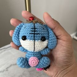 Eeyore Crochet Keychain