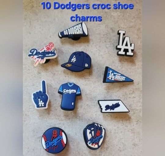 Los Angeles Dodgers Shoe Charms Croc Jibbits. All Other Pics Sold Separately SHIPPING AVAILABLE