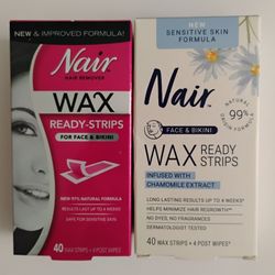 Nair Wax Strips 2 New Boxes