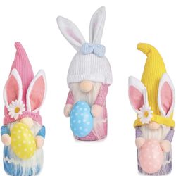 3 Pcs Easter Gnome Bunny(11inch)