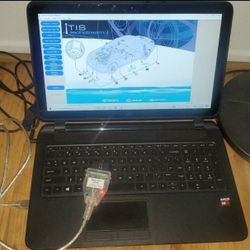Laptop With Toyota Techstream