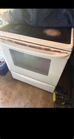 Glass top stove 5 burner