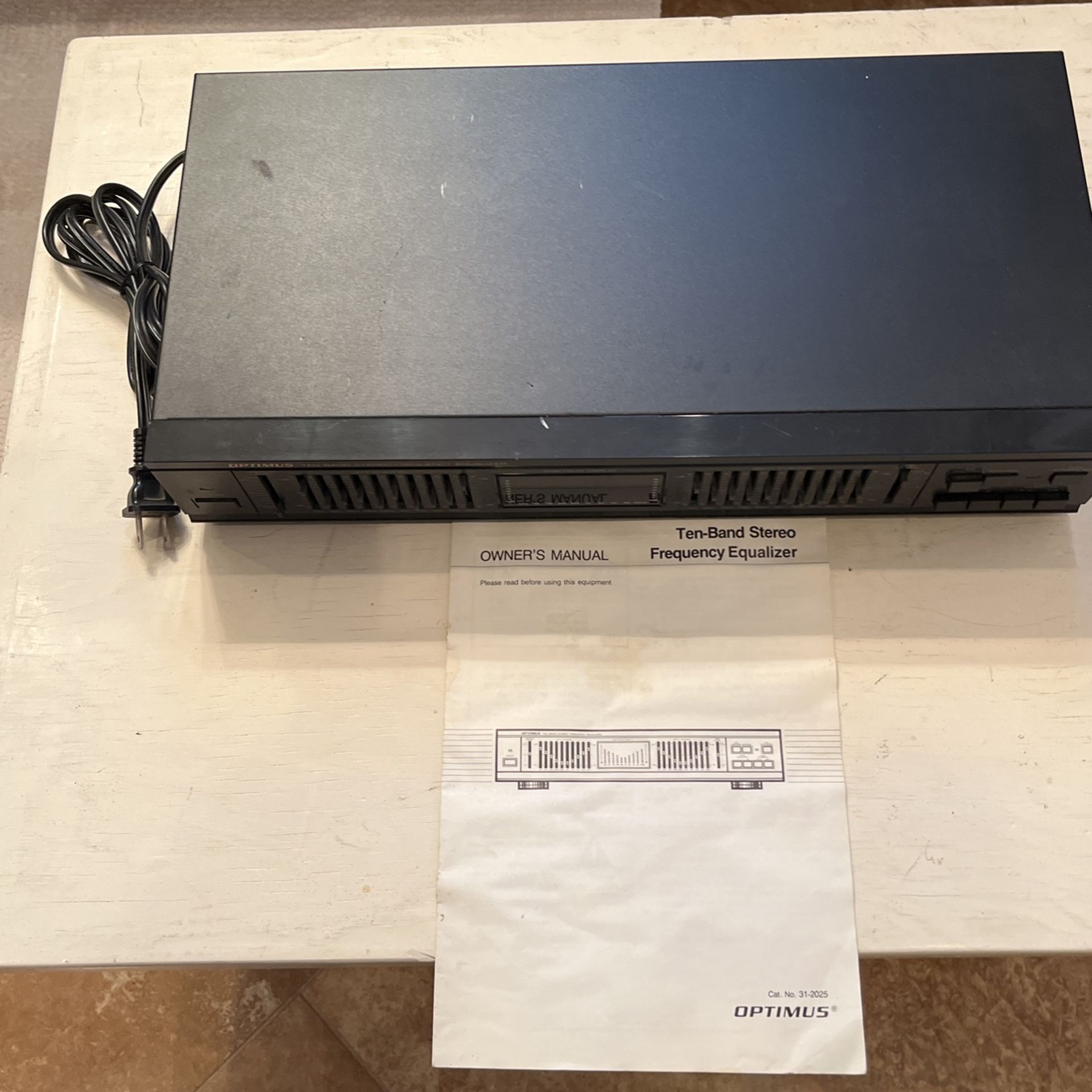 Stereo Equalizer 10 Band Vintage Antique