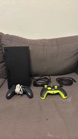 Xbox Series X Console with Two Controllers
