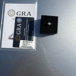 Vvs1 Moissanite Promise Ring 