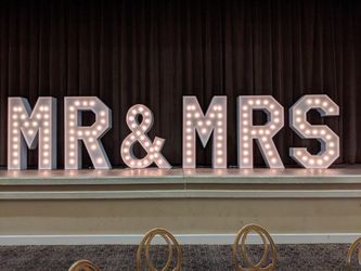 Marquee light up letter sign 5feet Tall