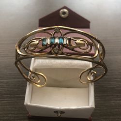 Beautiful gold filled cuff bracelet