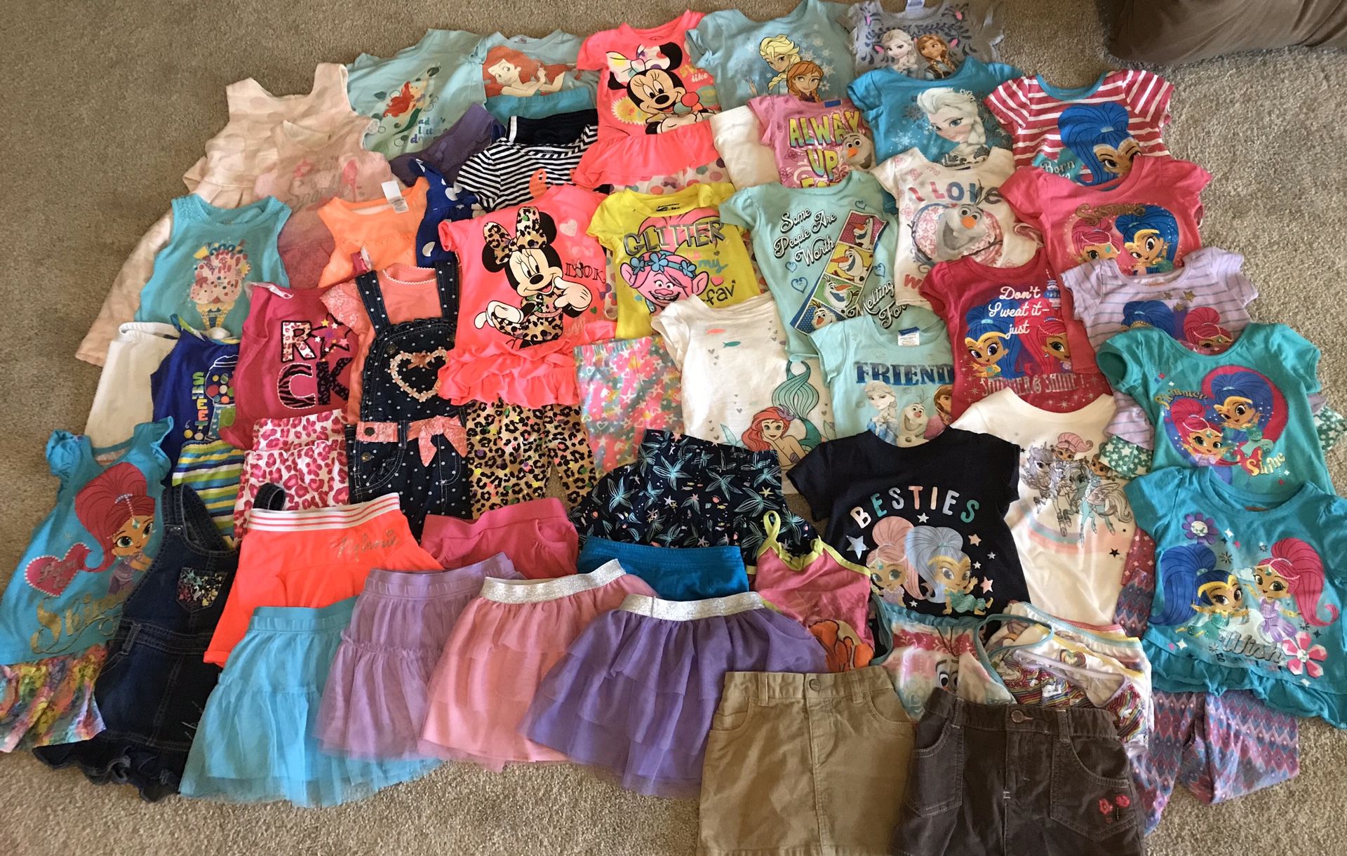 70 piece girls 2T spring/summer clothes lot