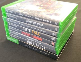 Xbox One games all for 50