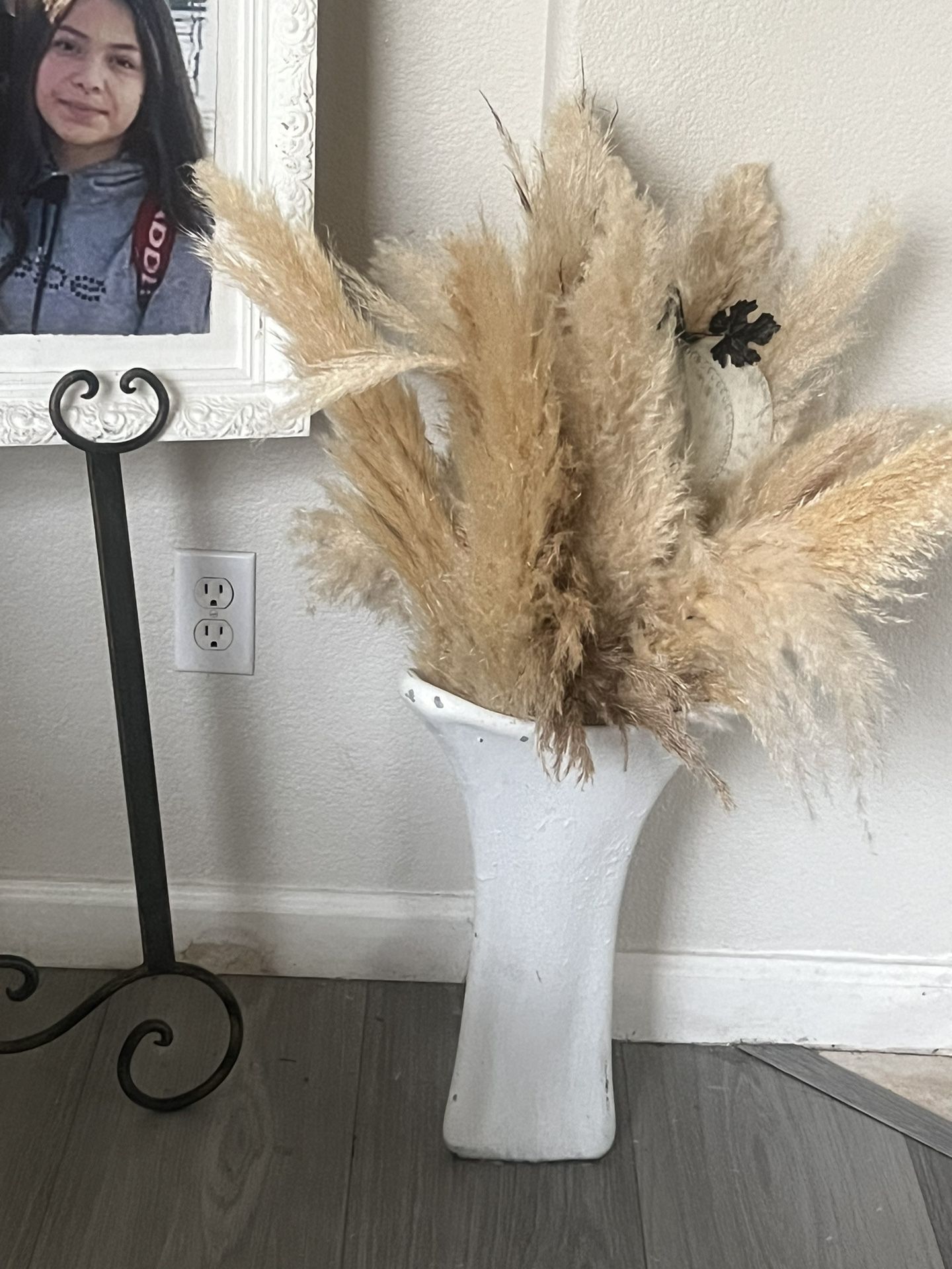 Vase With Pampas