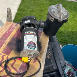 POOL PUMP Hayward Power-Flo LX PUMP  1 Hp Runs Excellent New Bearings Runs Very Quiet