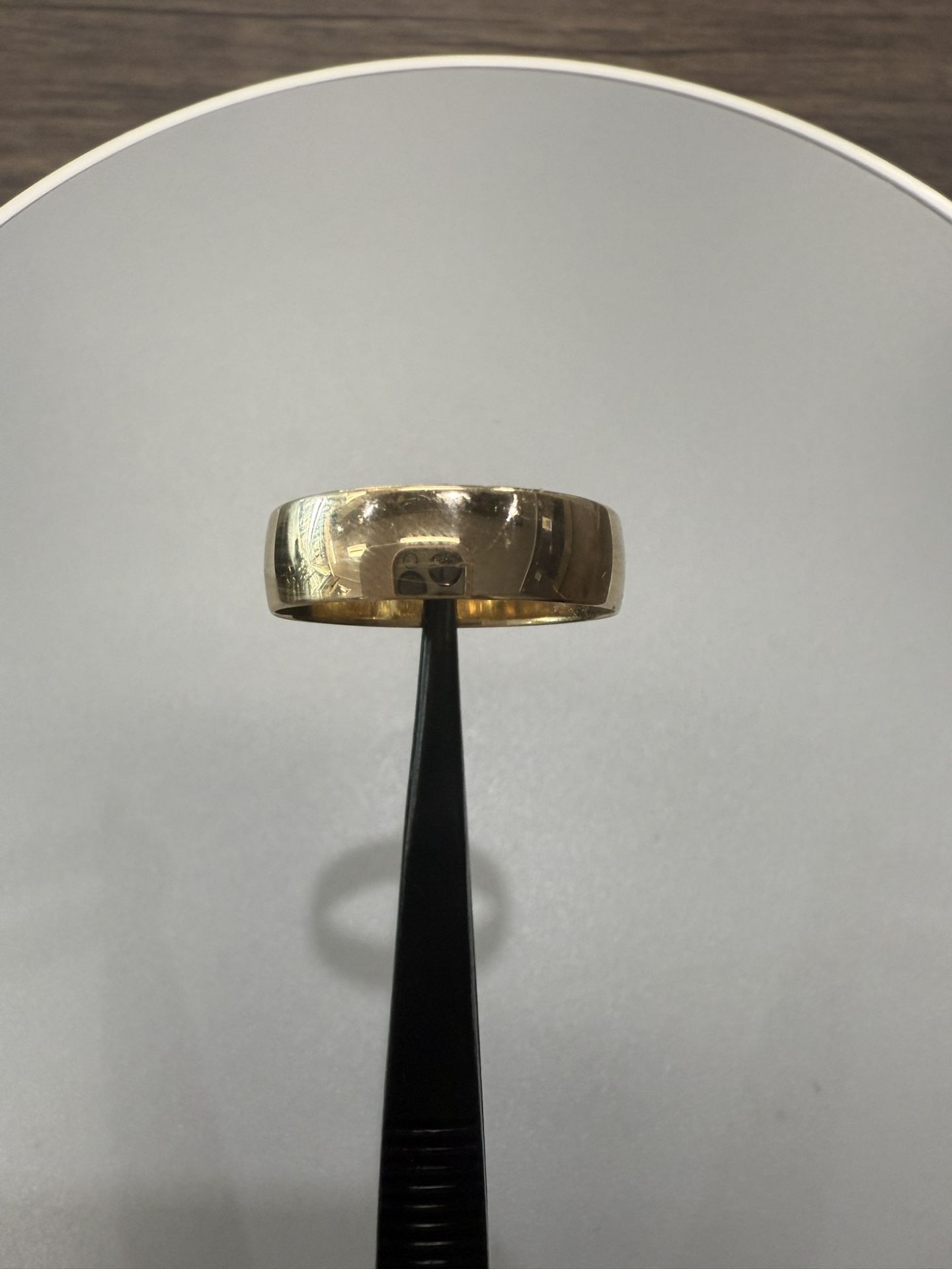 10KYG Plain Wedding Band
