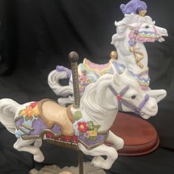 Carousel Porcelain Horses 