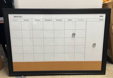 Dry Erase Calendar