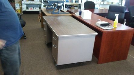 Steel desk