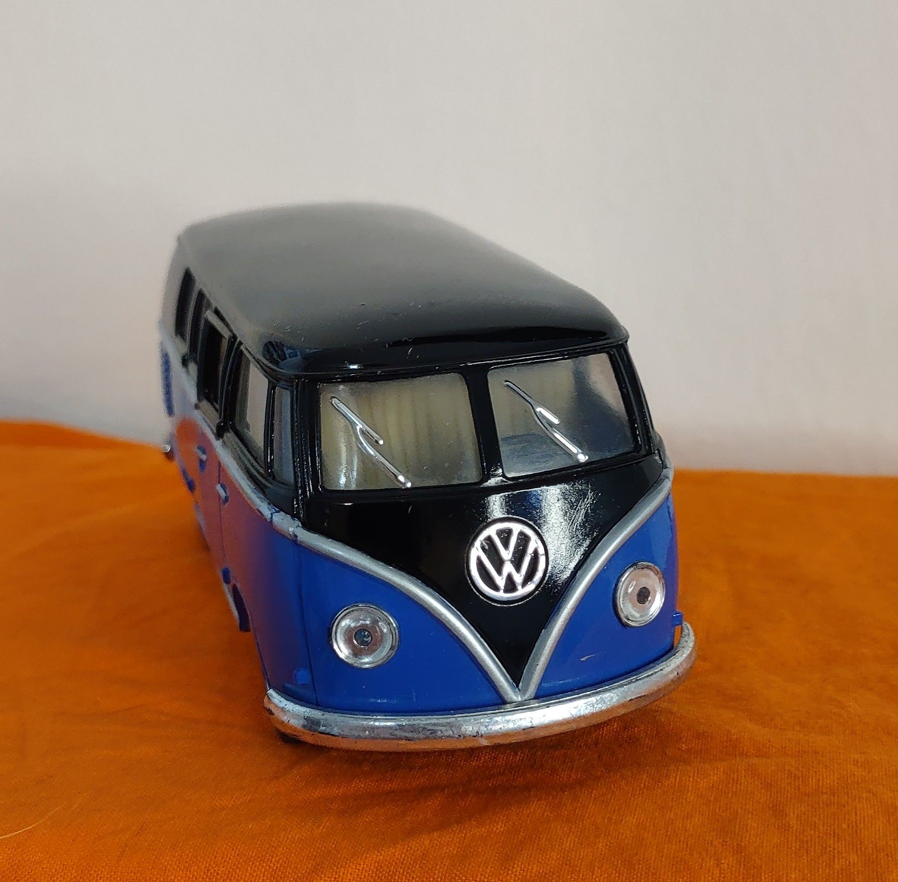 New 5" Kinsmart 1962 VW Volkswagen Classical Bus Diecast Model Toy 1:32- Blue