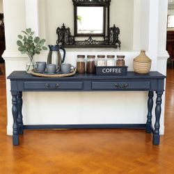 Vintage Console : Entry Way Table : Buffet : Desk - delivery available 