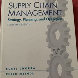 Supply chain Management Fourth Edition Garage Sale June 5-7