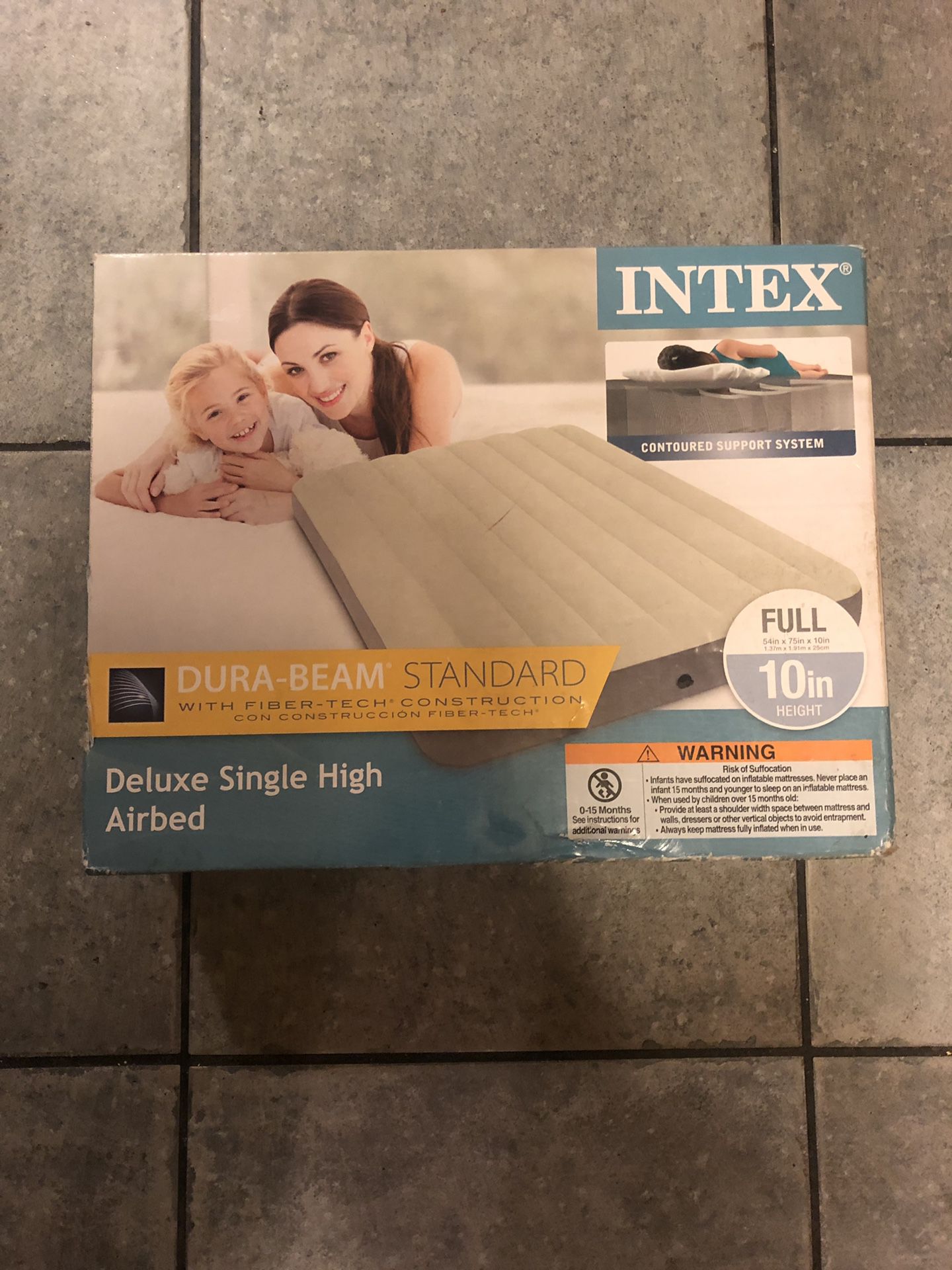 New sealed full size air mattress