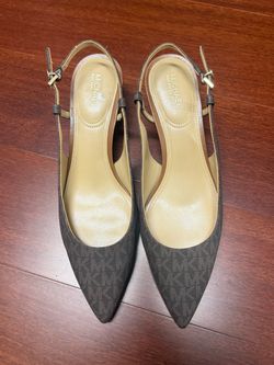 Michael Kors Pointed-Toe Slingback Flats 7.5 size