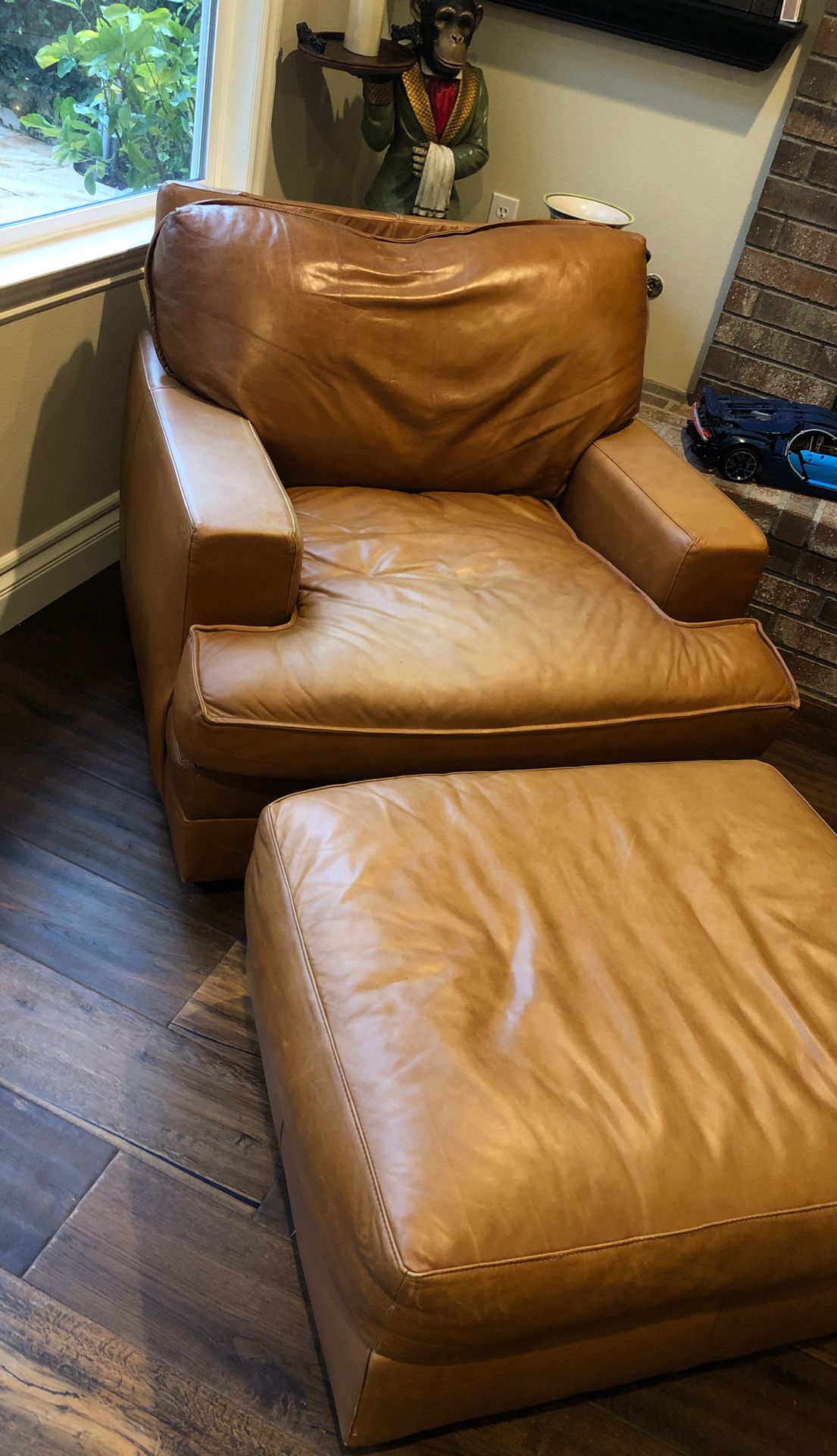 Chair and ottoman