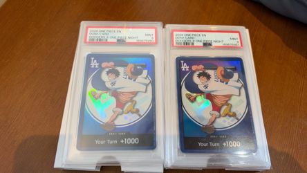 One Piece Dodgers Don!! Card Lot x2 psa 9
