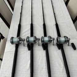 Avet 30 EXW 2 Speed on Black Island Rock 5’9” 30-50lb Rods 