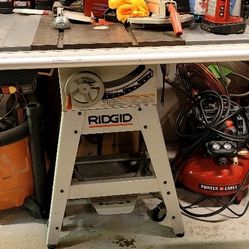 Table Saw. Rigid Works Great