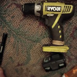 Ryobi drill and battery, gamecam, craftsman power tool