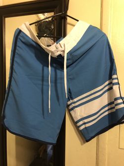 Mossimo Supply Co Boardshorts (36 Men) Blue/White $5