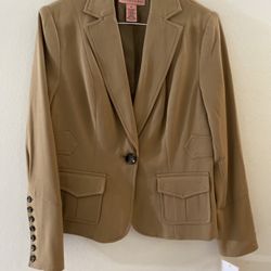 Bandolino Women Tan Blazer Jacket