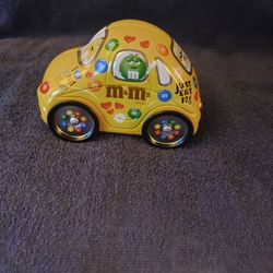 M&M's Candy VW Beetle Tin Car