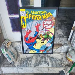 Marvel Spiderman Antique Poster