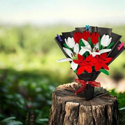 Beautiful pipe cleaner flowers for any occasion Bouquets of beautiful lilies and tulips